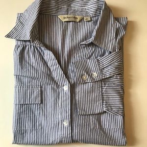 St.John Bay-Woman stripe button down